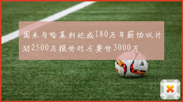 国米与哈莱利达成180万年薪协议计划2500万报价对方要价3000万
